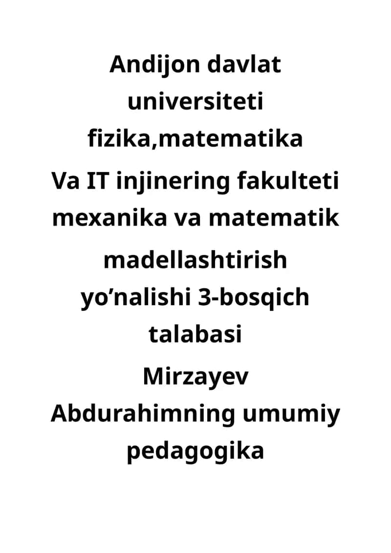 Rivojlanish Psixologiyasi 1