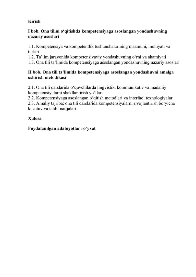 Ona tili ta'limida kompetensiyaga asoslangan yondashuvning nazariy asoslari 1