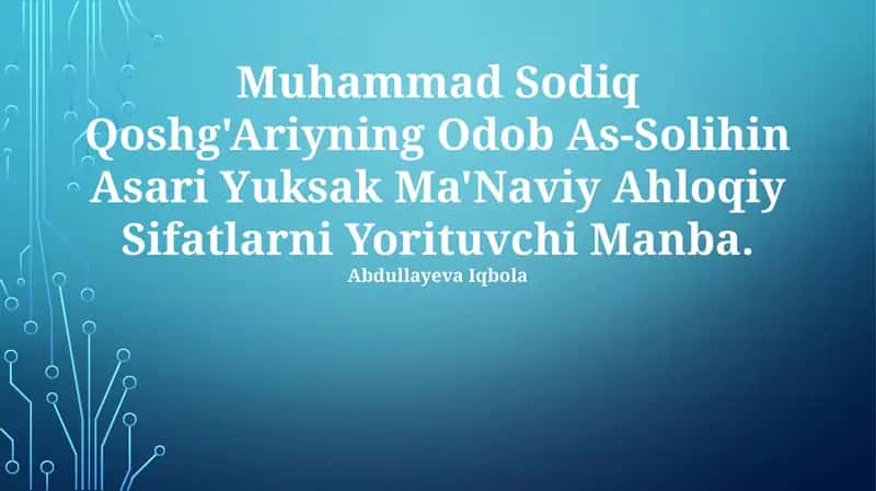 Odob As-Solihin Asari 1