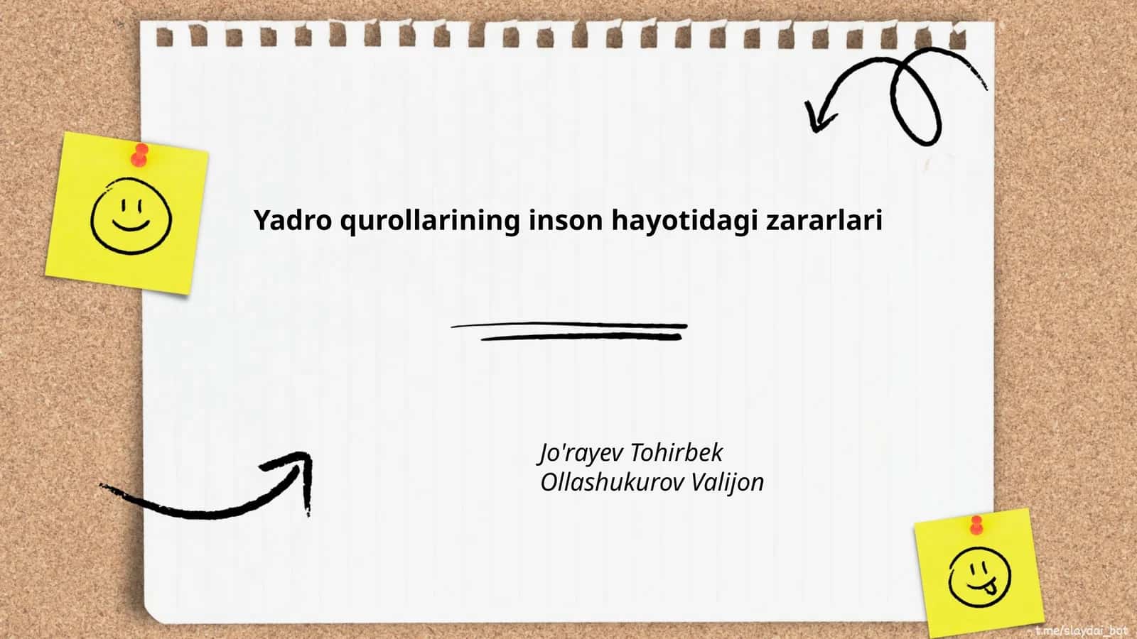 Yadro qurollarining inson hayotidagi zararlari 1