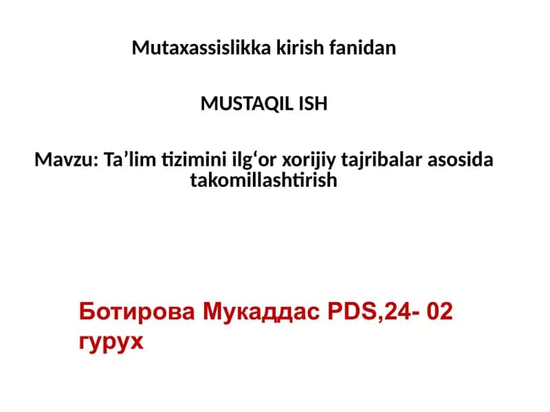 Finlyandiya taʼlim tizimi 1