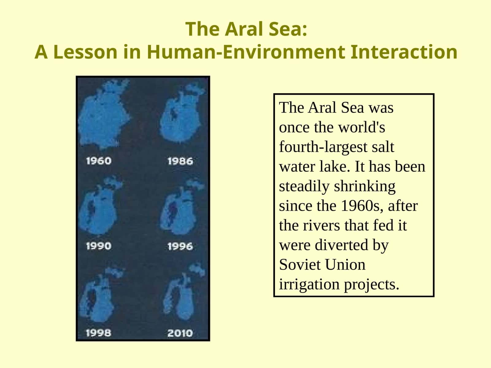 The Aral Sea 1