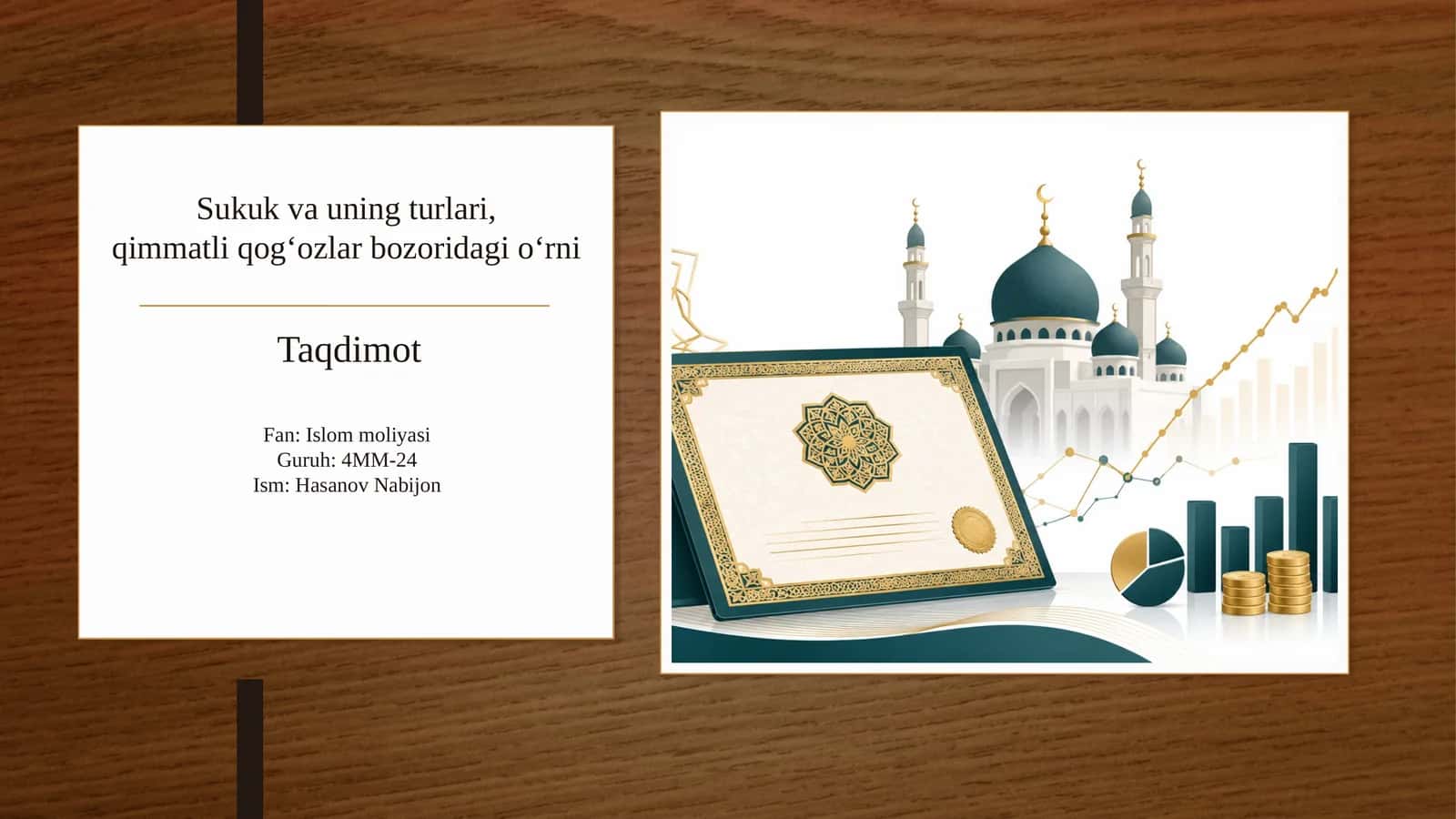 Sukuk va uning turlari 1