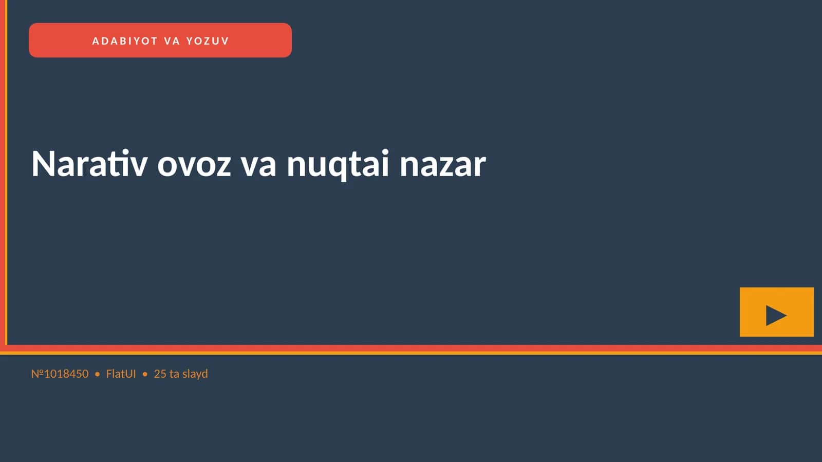 ADABIYOT VA YOZUV 1