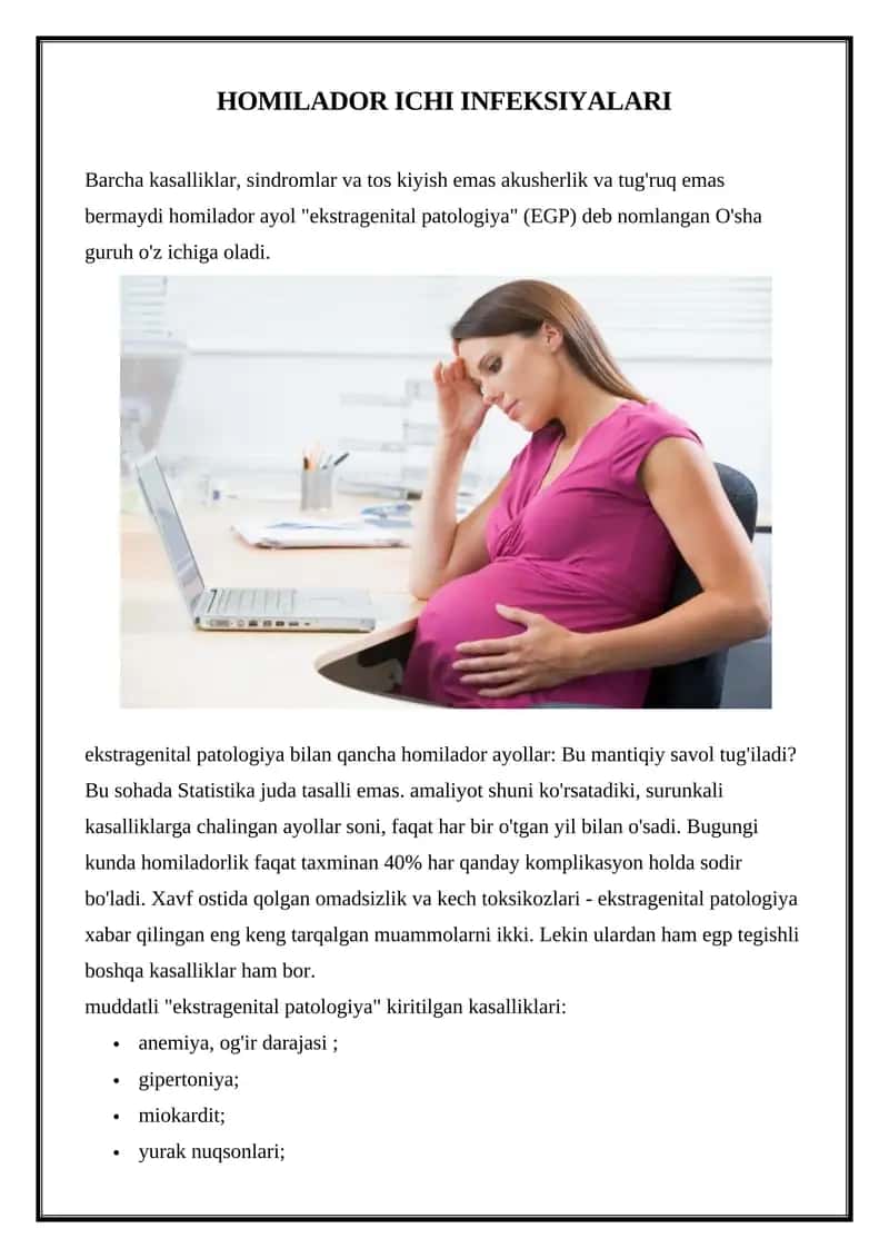 HOMILADOR ichi infeksiyalari 1