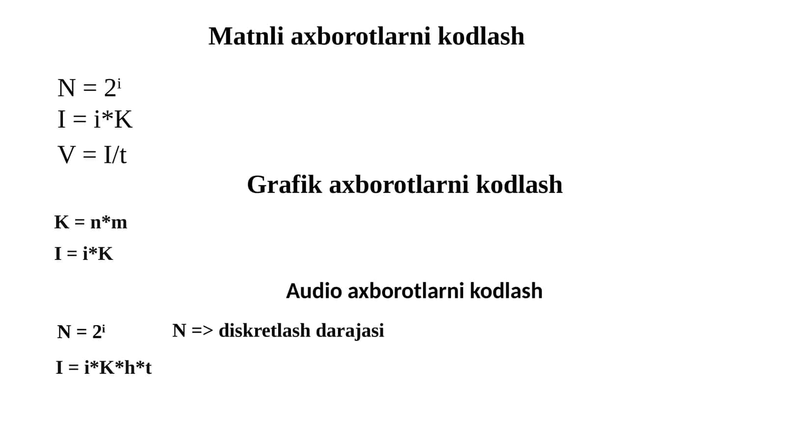 Matnliaxborotlarnikodlash 1