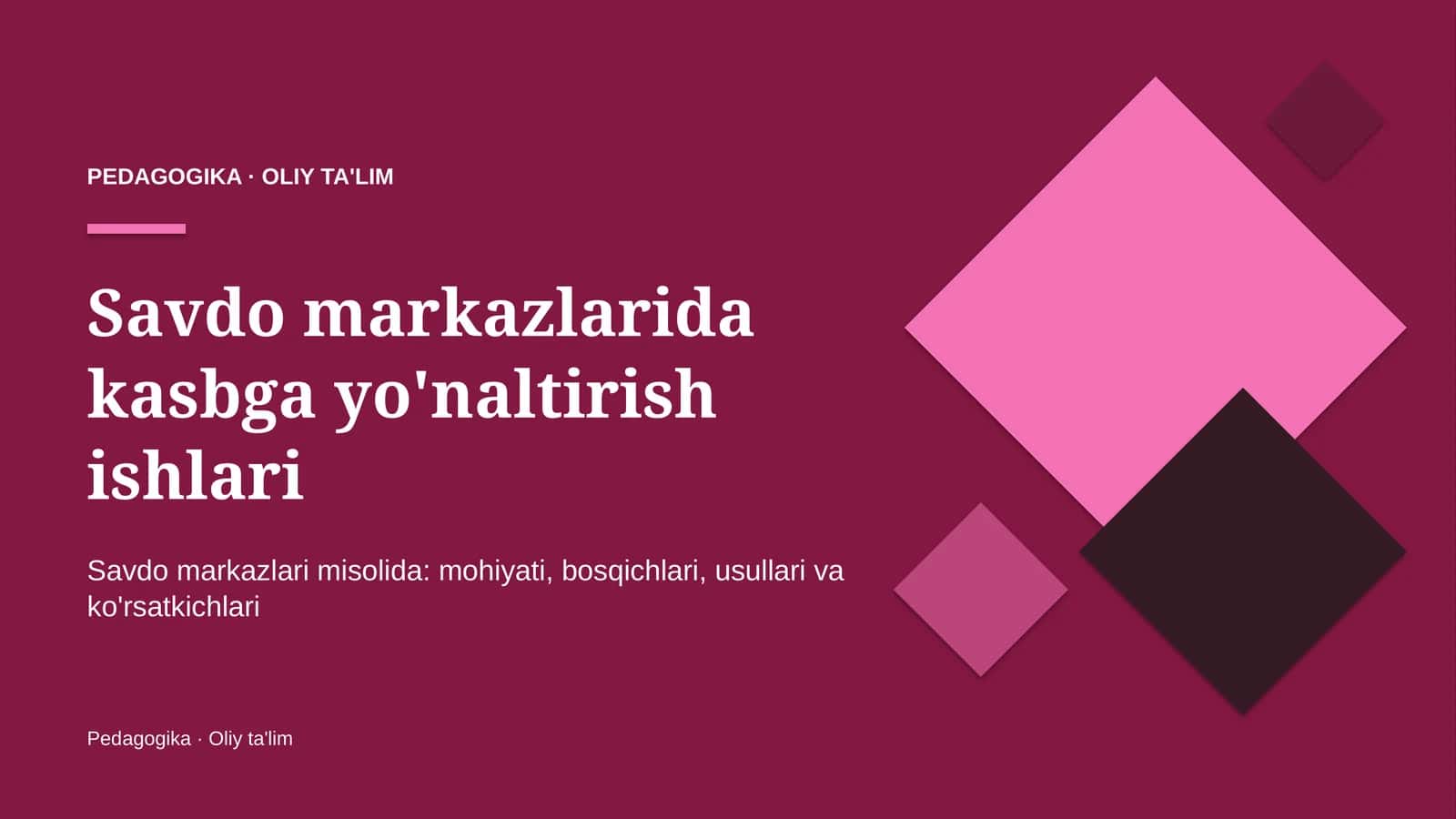 savdo markazlarida kasbga yo'naltirish ishlari 5165 1