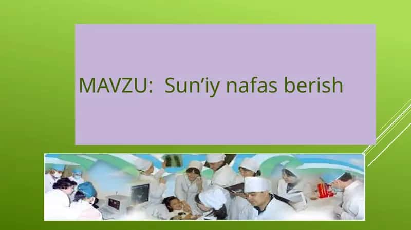 Sun’iynafasberish 1