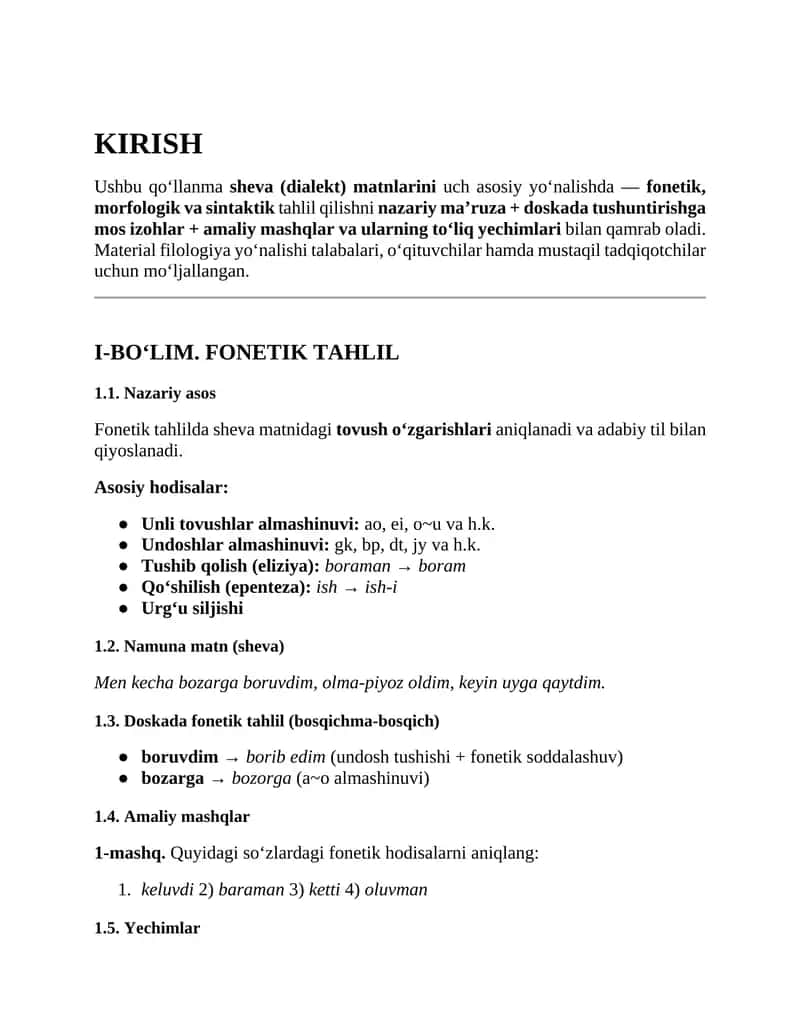 Fonetik tahlil qilish 1