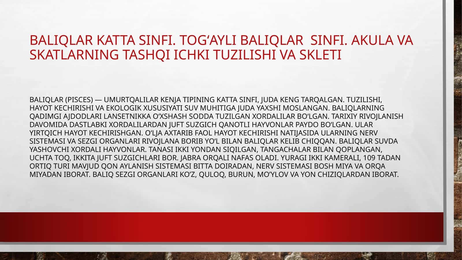 Baliqlar (Pisces) 1