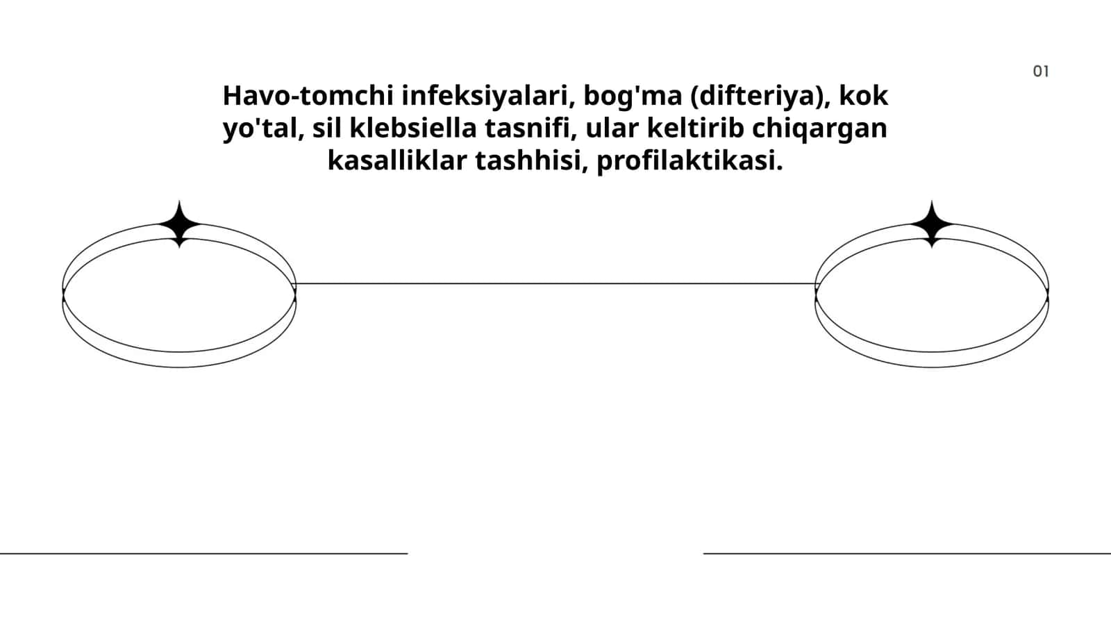 Havo-tomchi infeksiyalari: bog'ma (difteriya), kok yo'tal, sil klebsiella tasnifi, ular keltirib chiqargan kasalliklar tashhisi, profilaktikasi 1