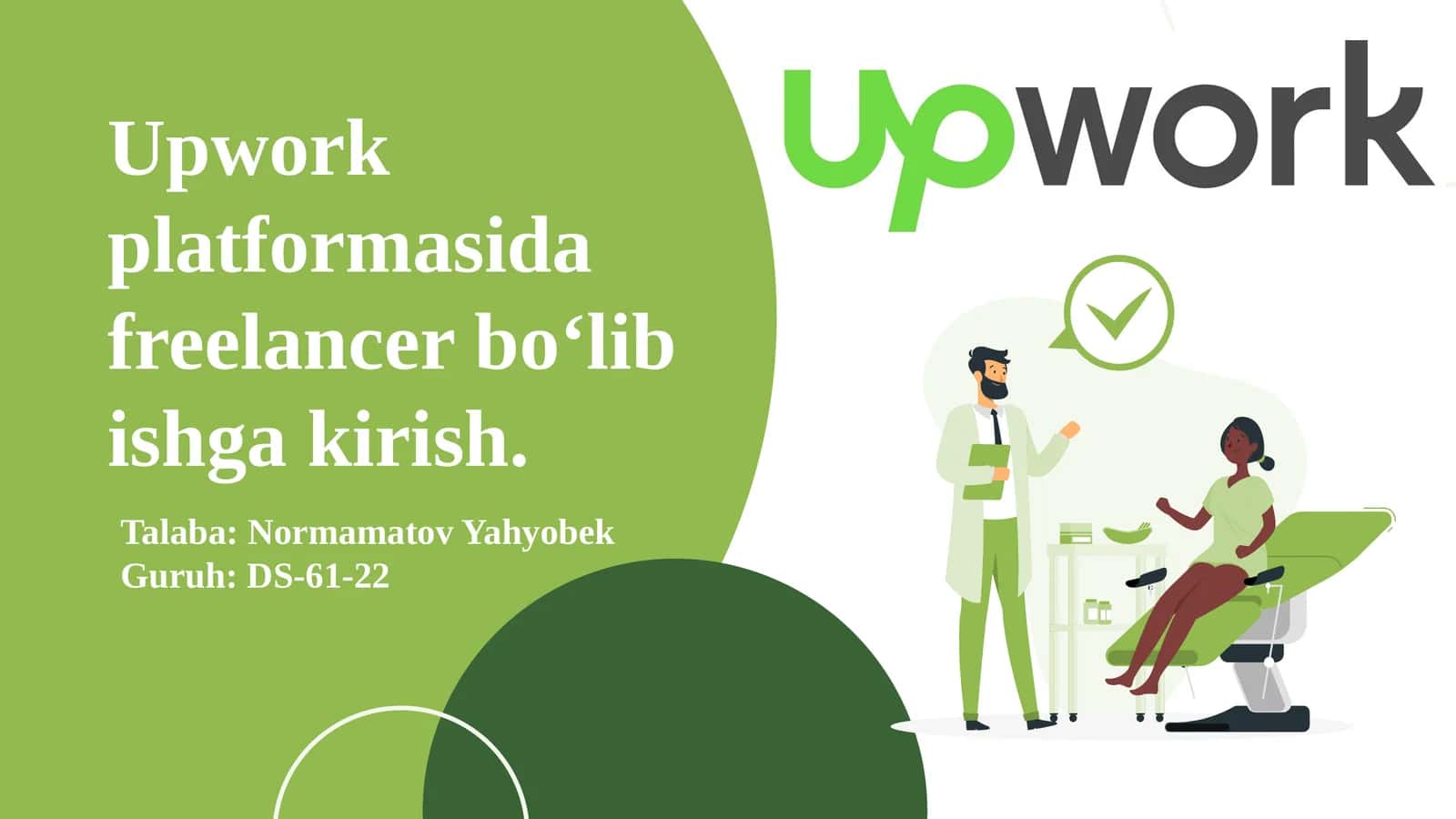 Upwork bo'yicha  to'liq tushuntirish 1