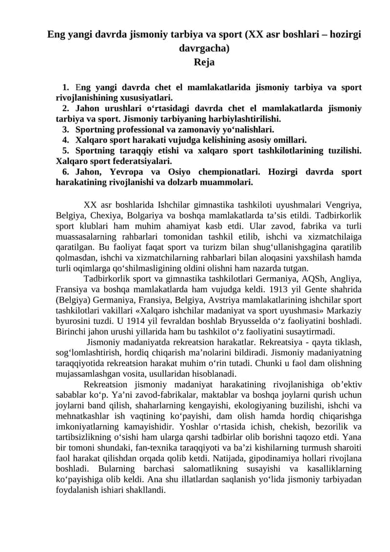 Jismoniy tarbiya va sport 1