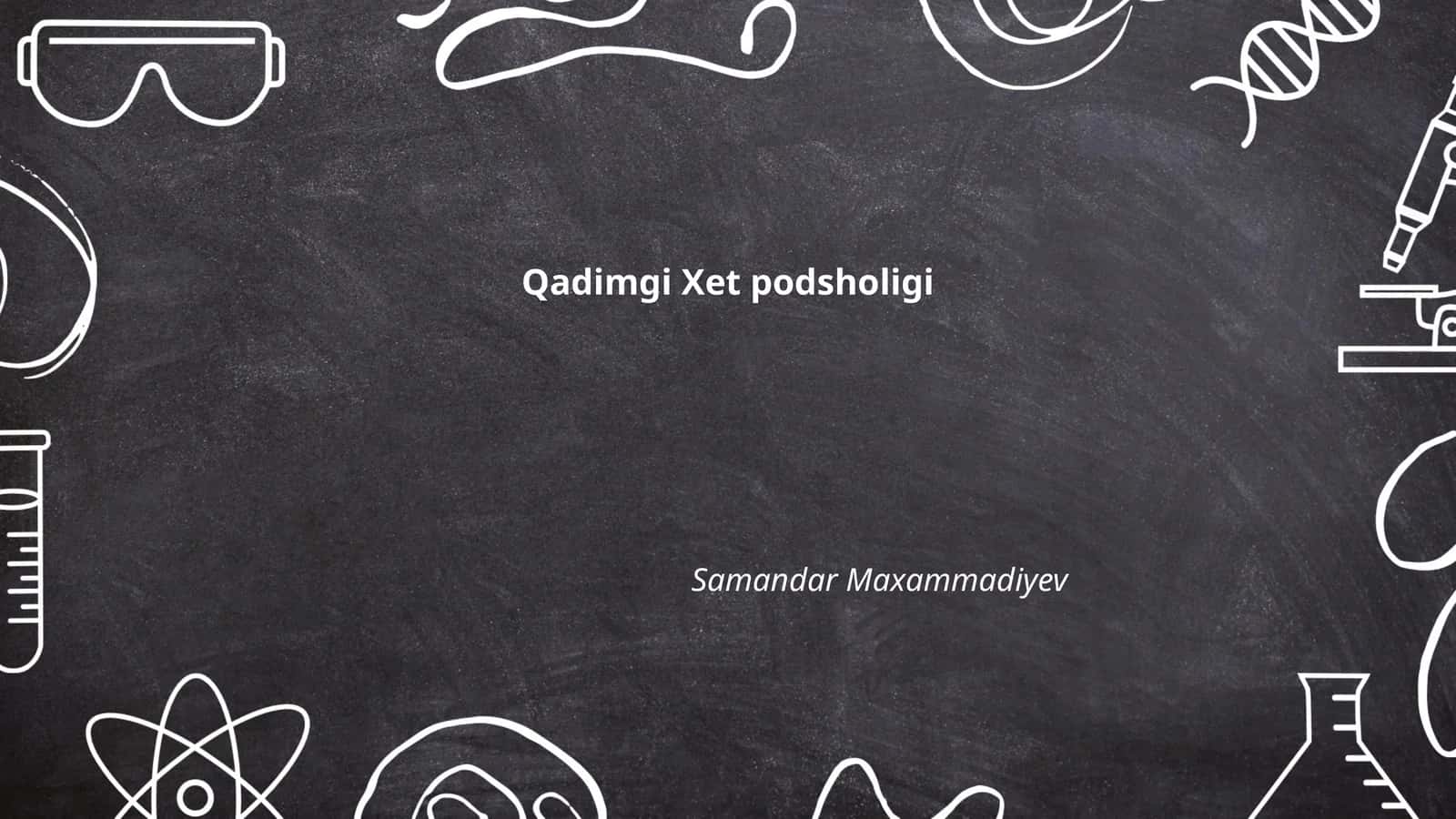 Qadimgi Xet podsholigi 1