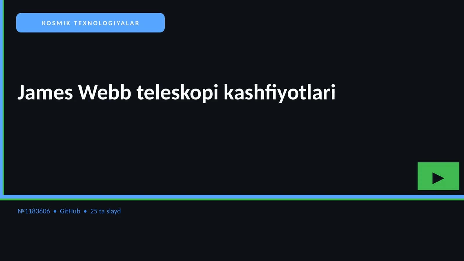 James Webb teleskopi kashfiyotlari 1