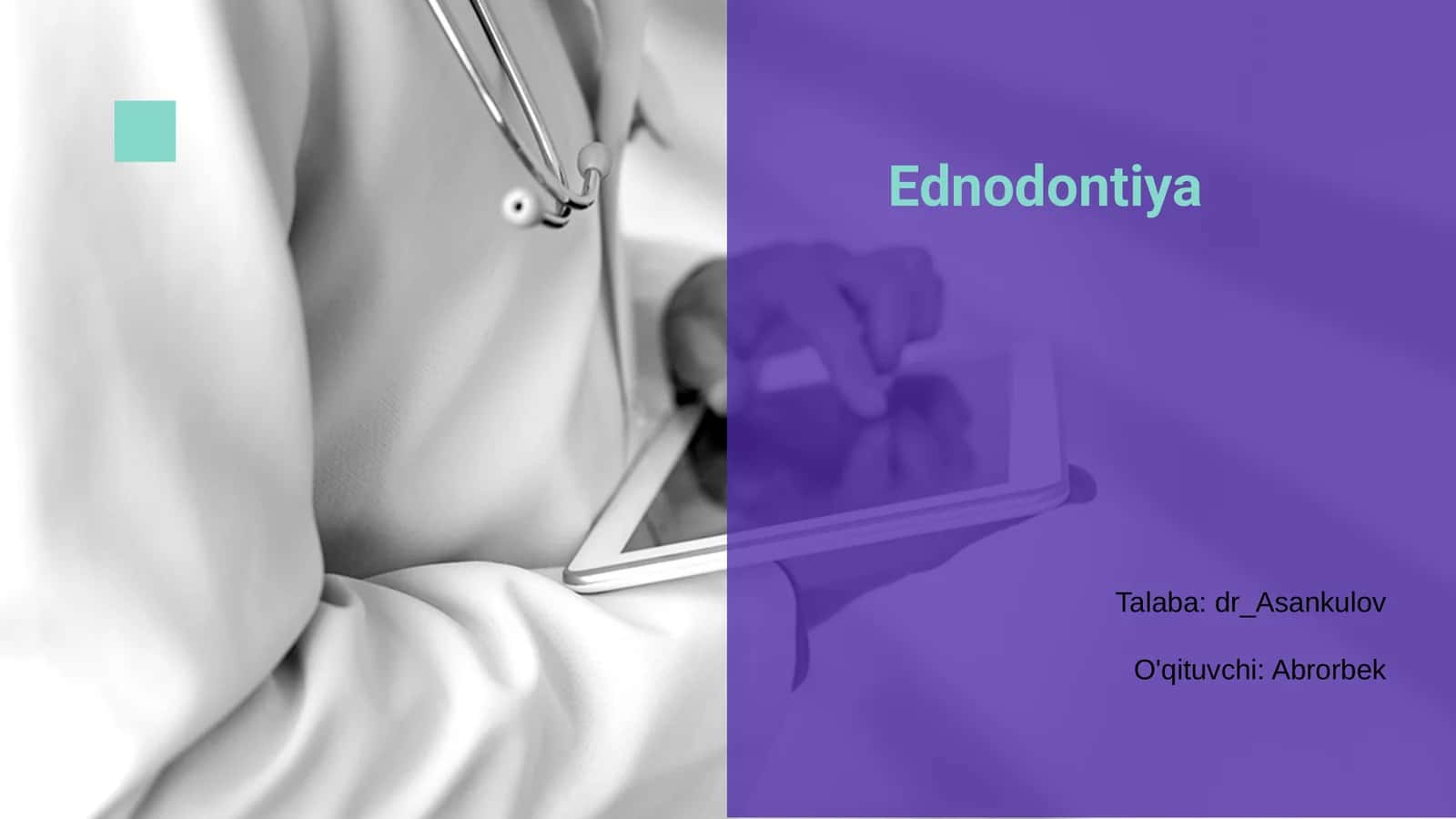 Ednodontiya 1