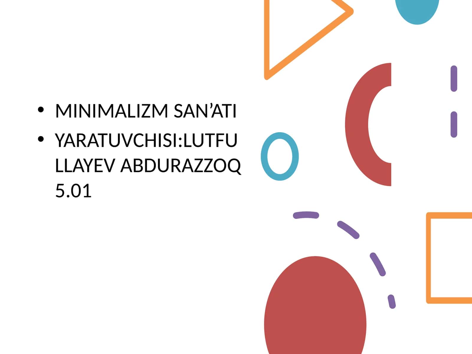 Minimalizm san’ati 1