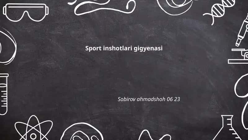Sport inshotlari gigyenasi 1