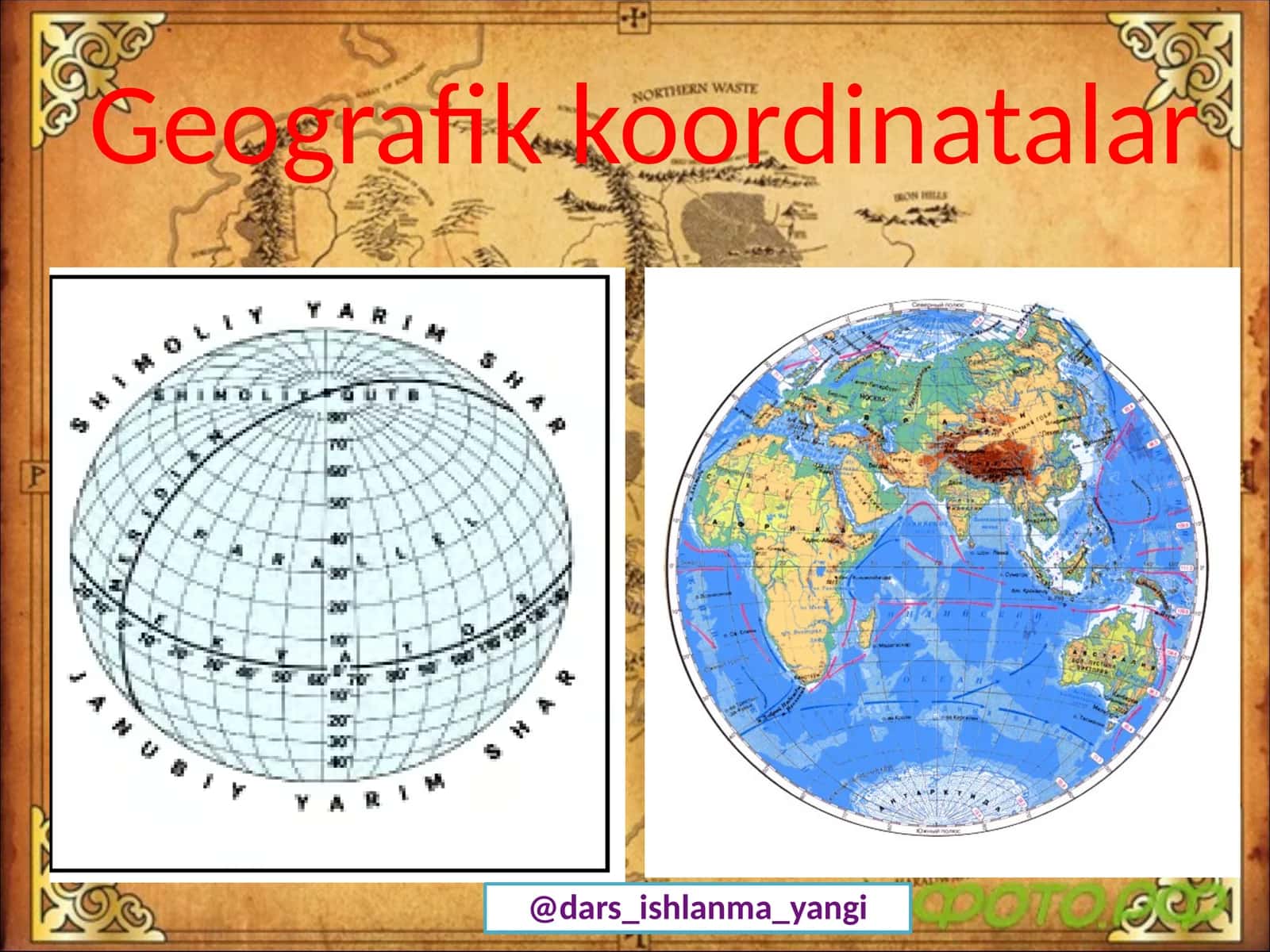 Geografik koordinatalar 1