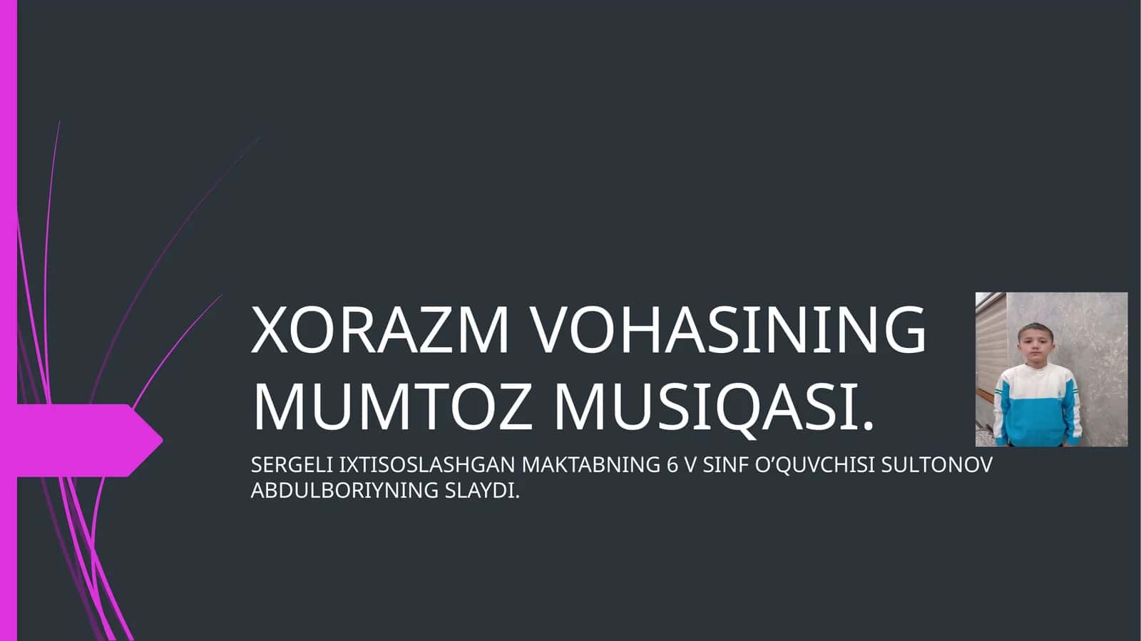 XORAZM VOHASINING MUMTOZ MUSIQASI 1