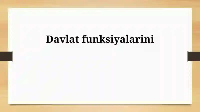 Holat funksiyalari