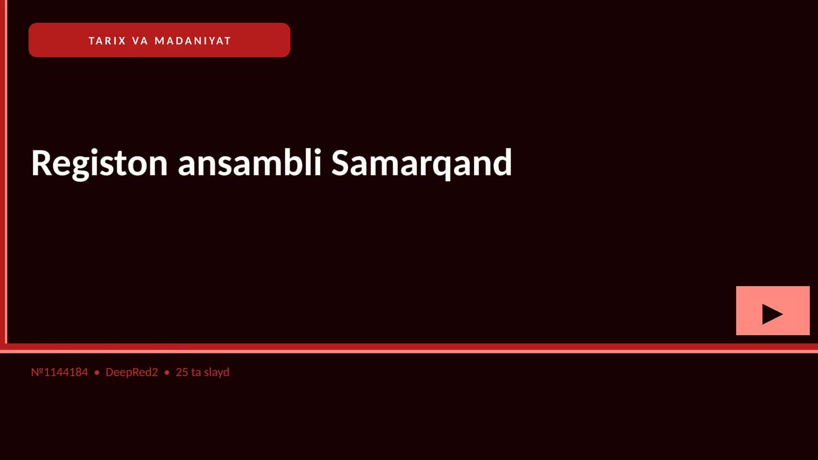 Registon ansambli Samarqand 1