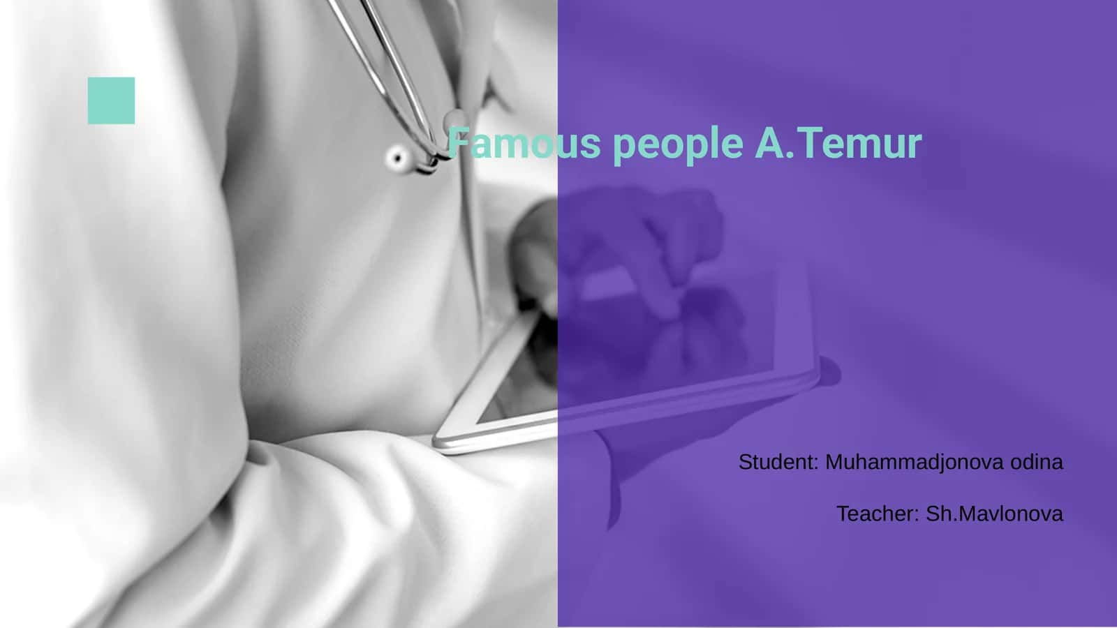 Amir Temur (A. Temur) 1
