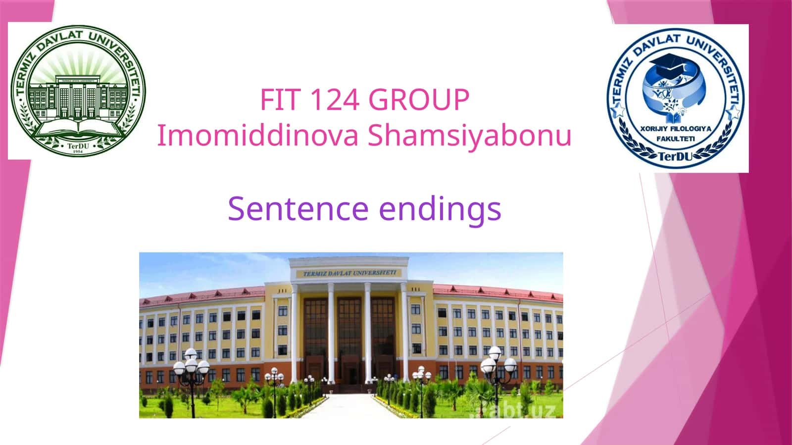 Matching Sentence Endings 1