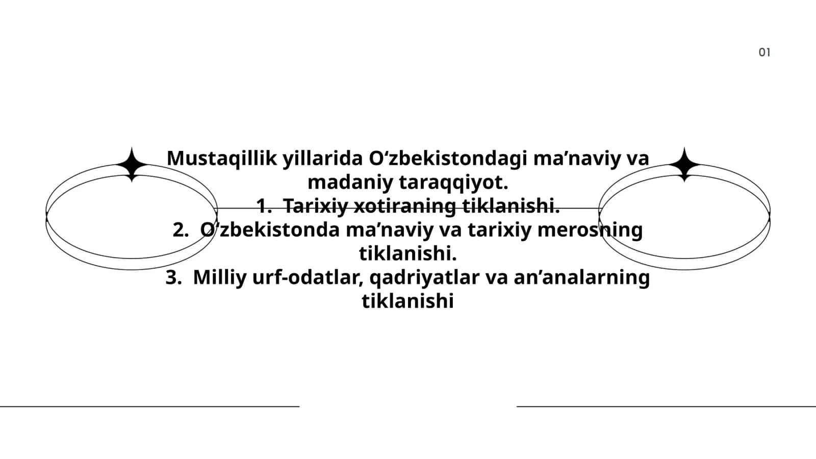 Tarixiy va madaniy taraqqiyot 1