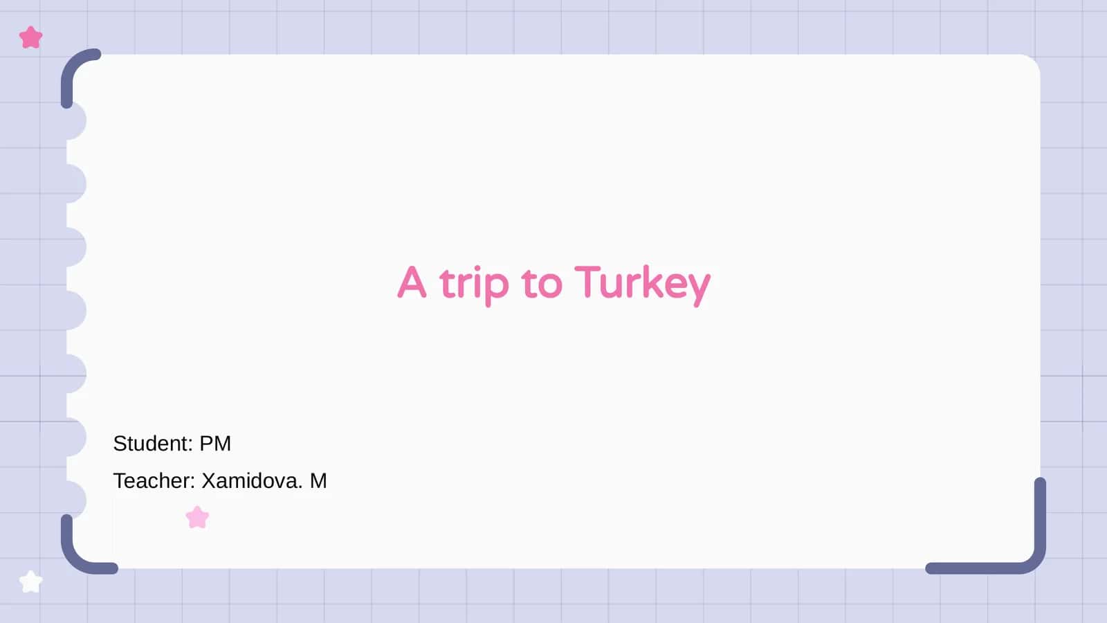 A trip to Turkey 1