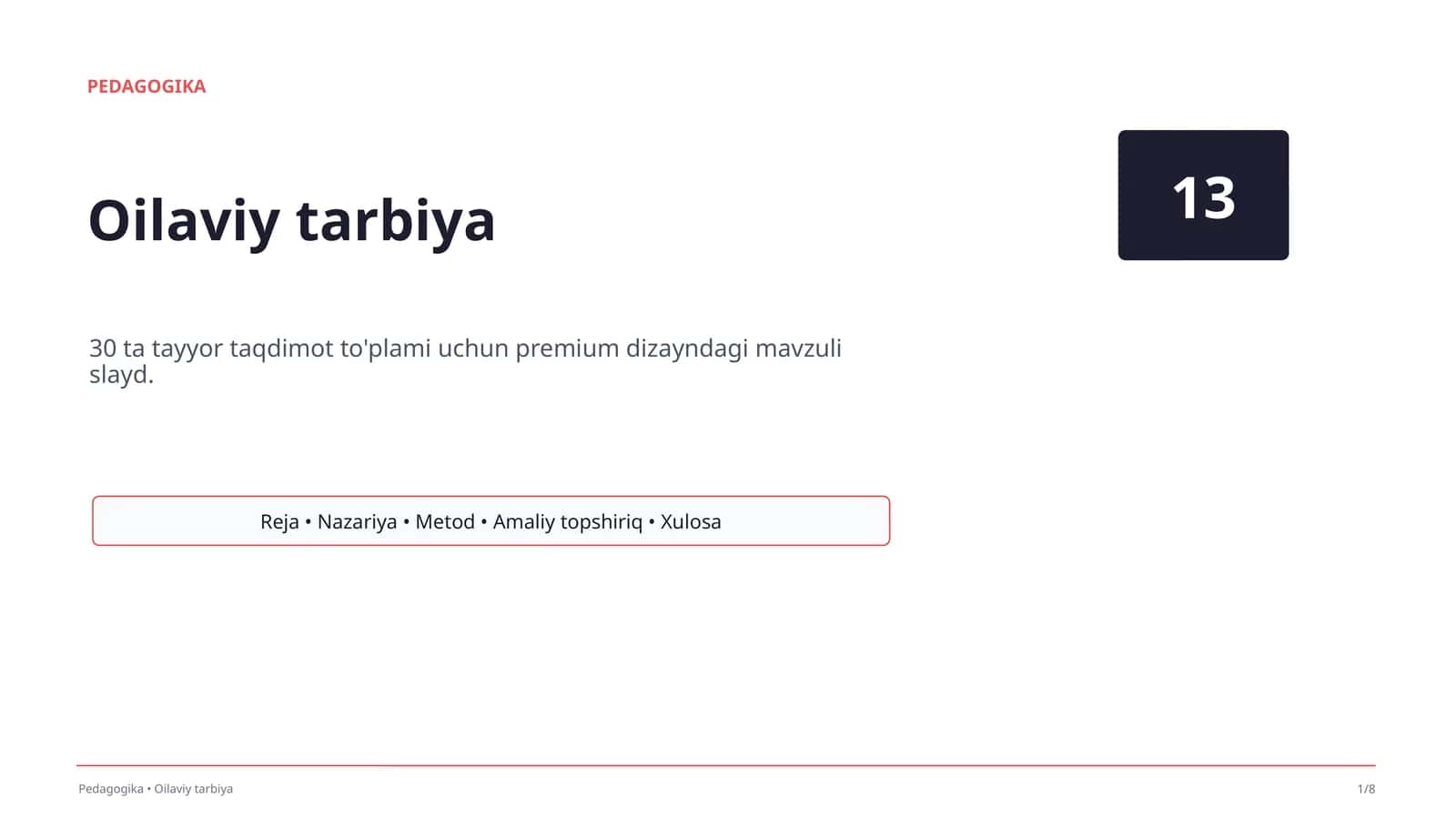 Oilaviy tarbiya 1