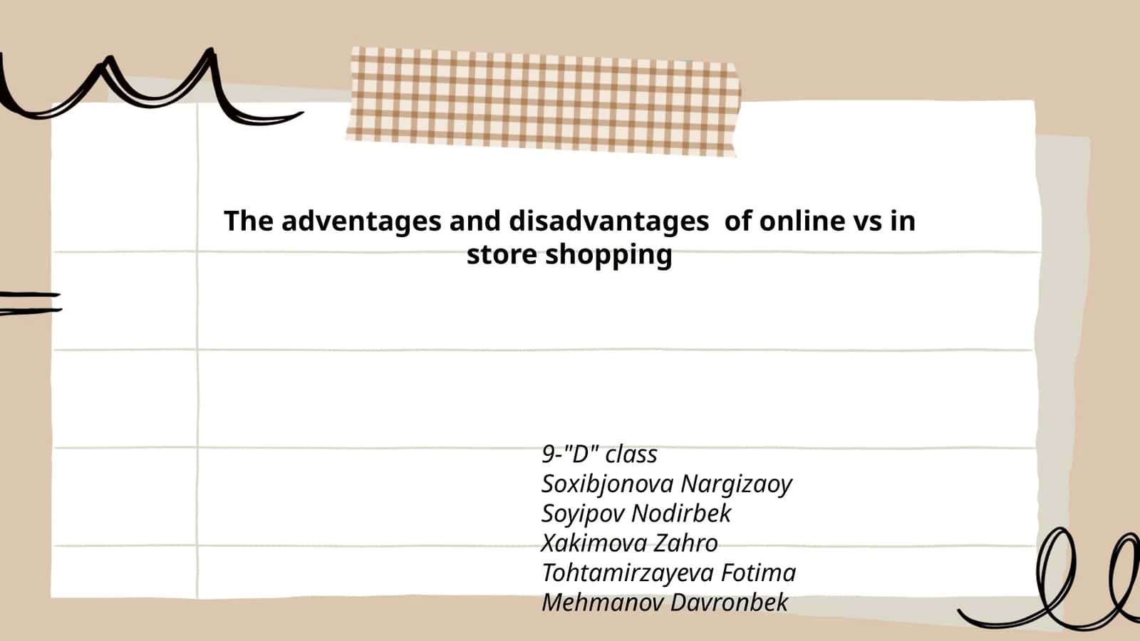 The adventages and disadvantages of online vs in store shopping 1