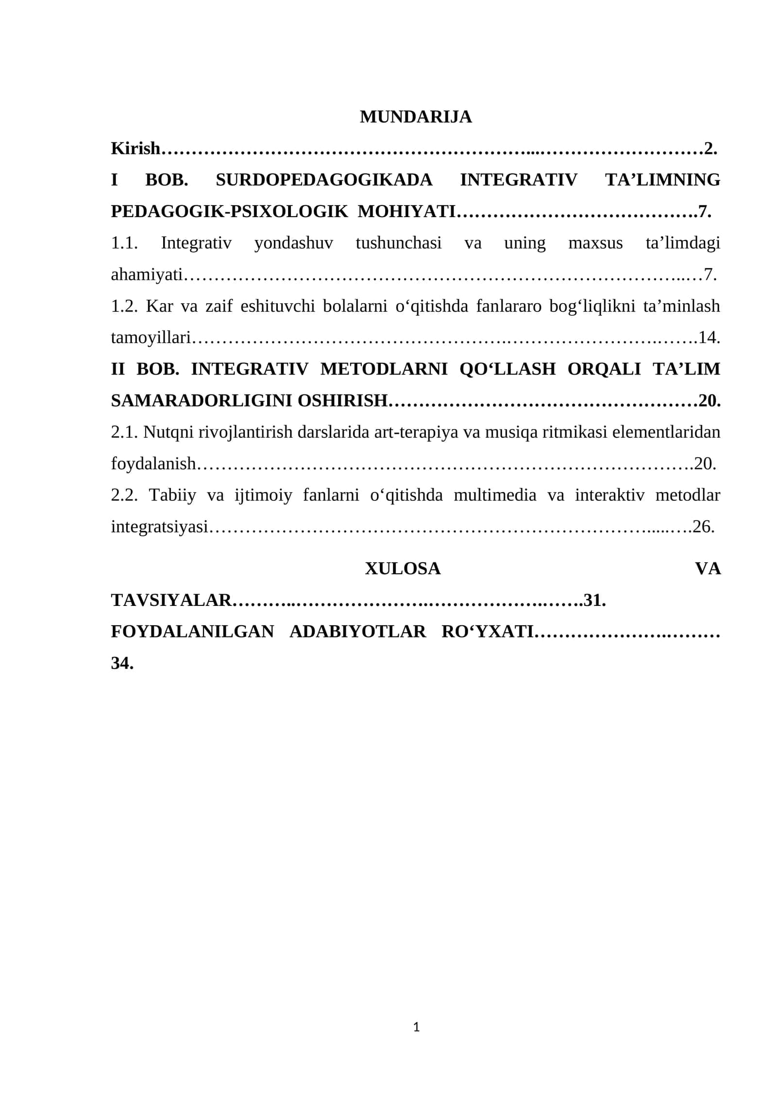 SURDOPEDAGOGIKADA INTEGRATIV TA’LIMNING PEDAGOGIK-PSIXOLOGIK MOHIYATI 1