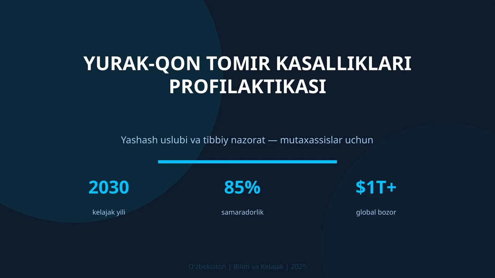 Yurak-qon tomir kasalliklari profilaktikasi 1