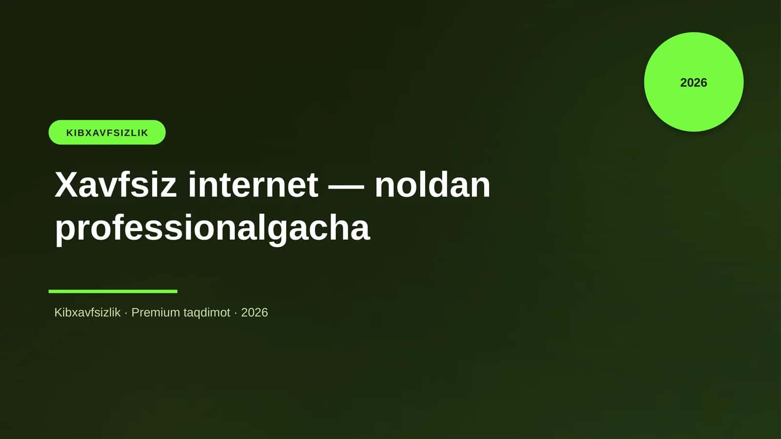 Xavfsiz internet — noldan professionalgacha 1