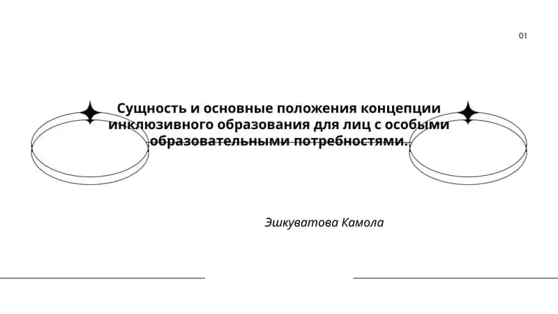 Сущность и основные положения концепции инклюзивного образования 1