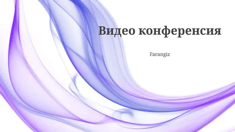 Video Konferensiya 1