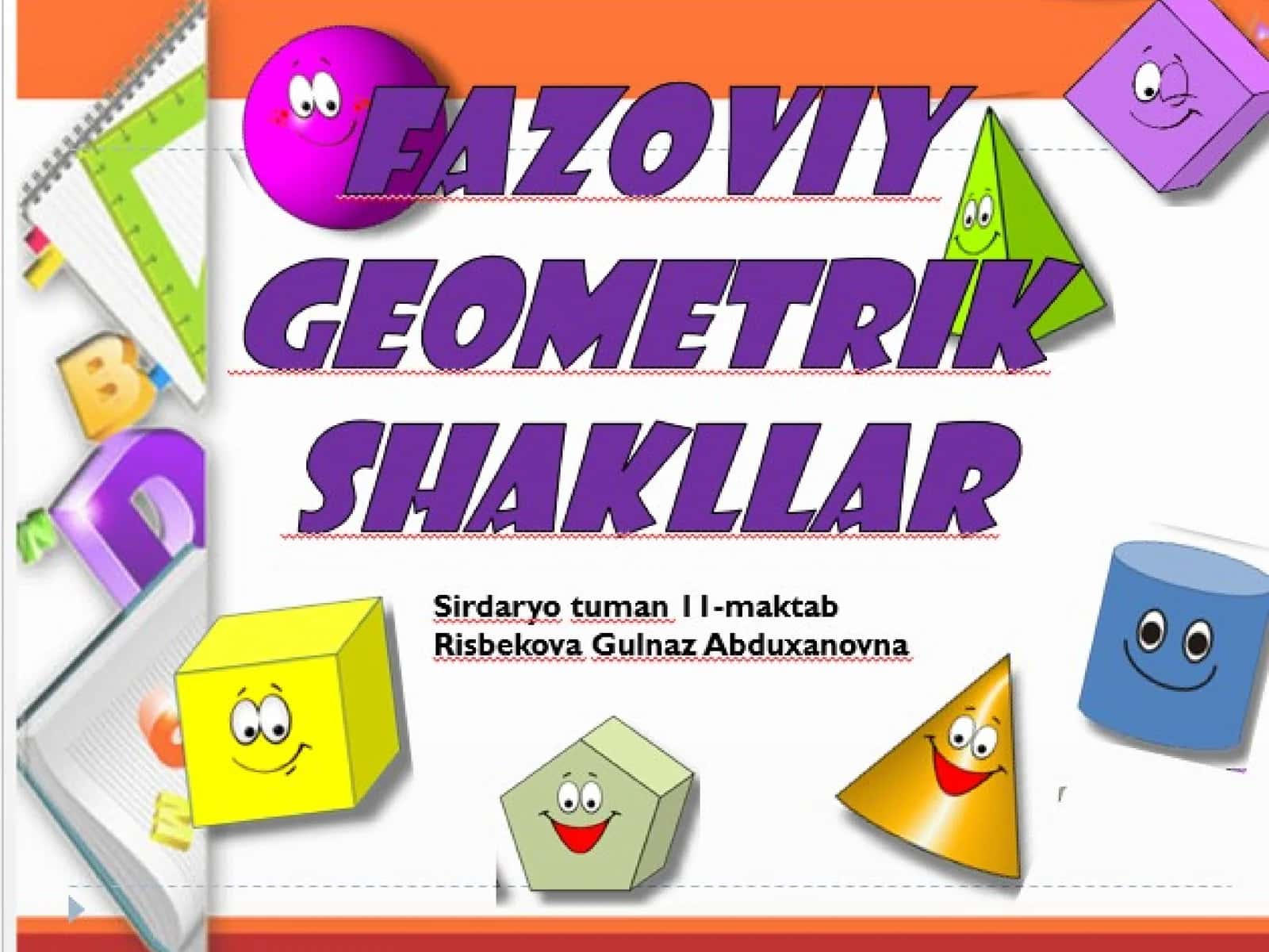 Fazoviy shakllar geometriyasi 1