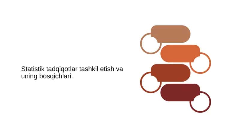 Statistik tadqiqotlar tashkil etish va uning bosqichlari. 1