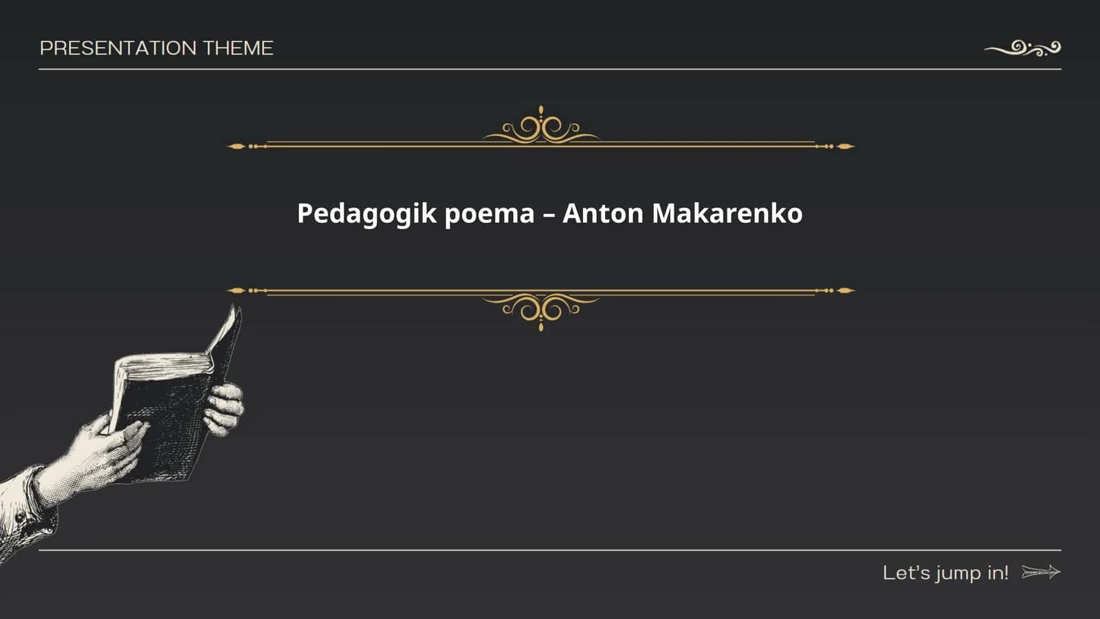 Pedagogik poema – Anton Makarenko 1