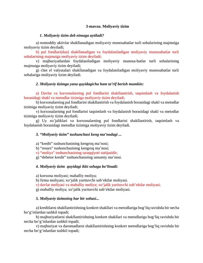 Moliyaviy tizim 1