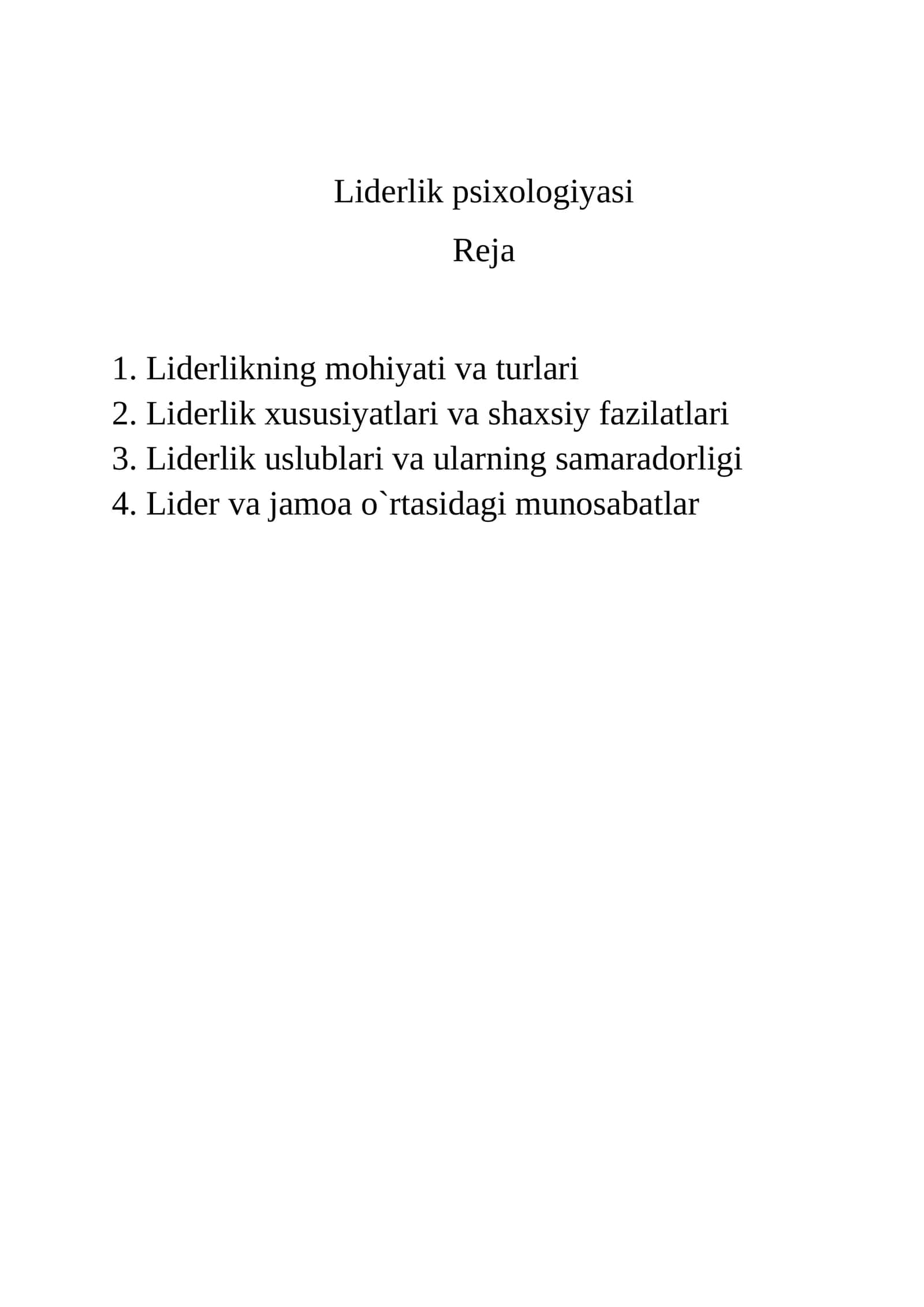 Liderlik psixologiyasi 1
