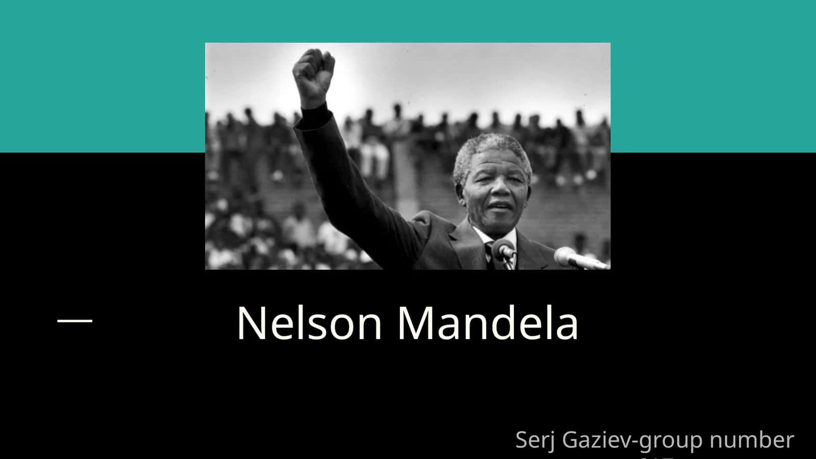 Nelson Mandela 1