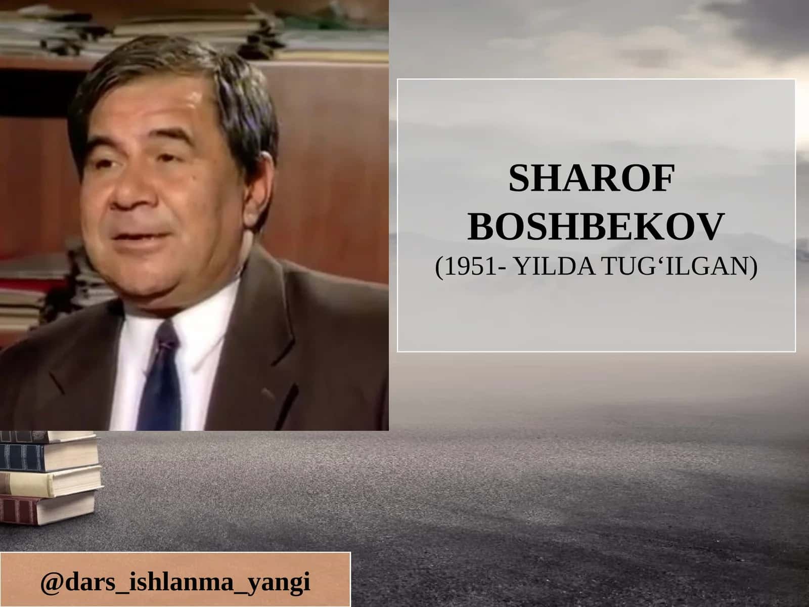 SHAROF BOSHBEKOV 1
