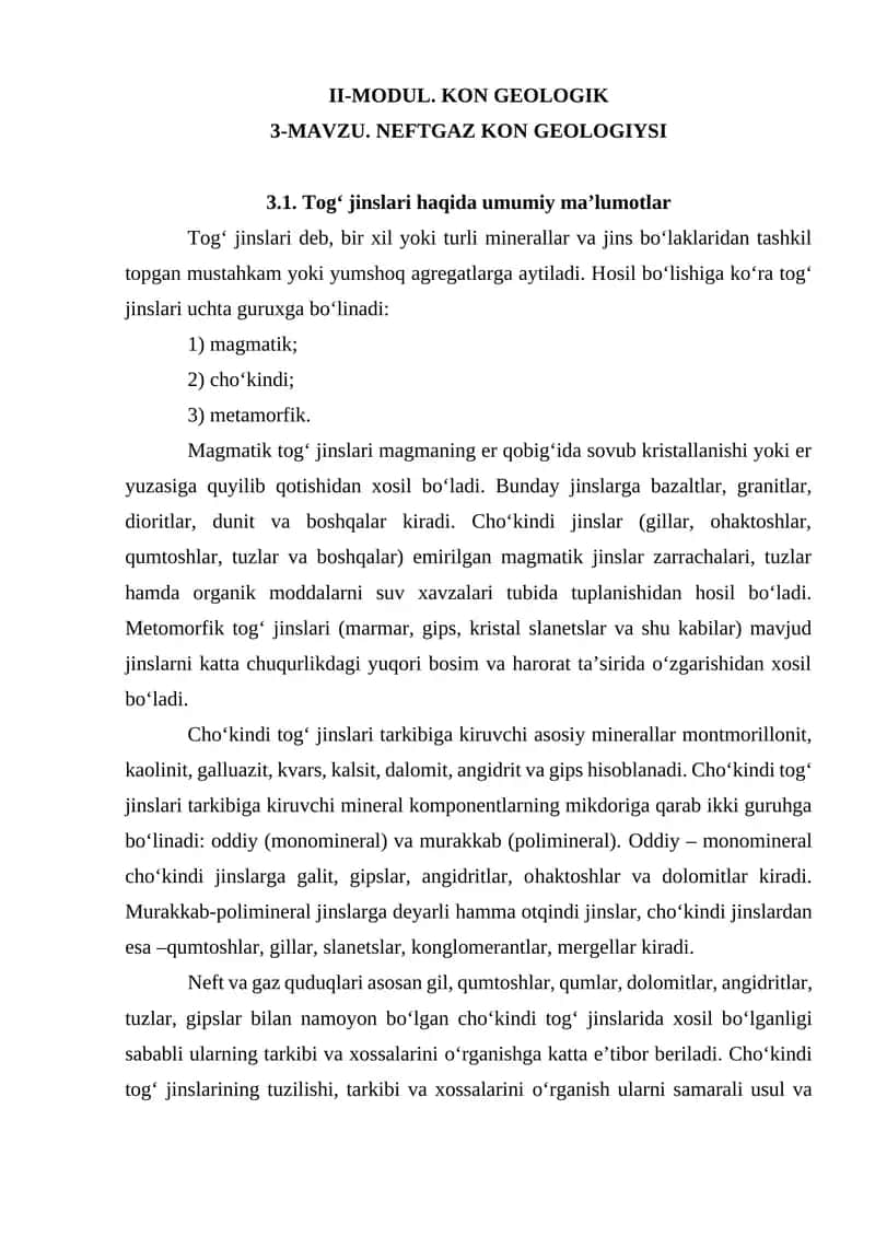 NEFTGAZ KON GEOLOGIYSI 1