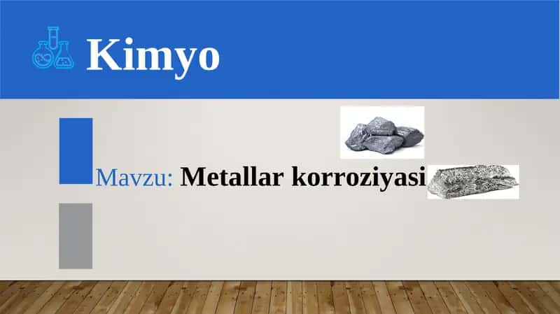 Metallar korroziyasi 1