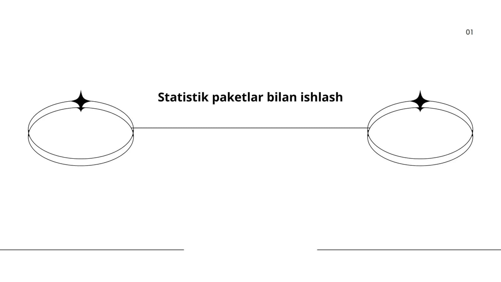 Statistik paketlar bilan ishlash 1