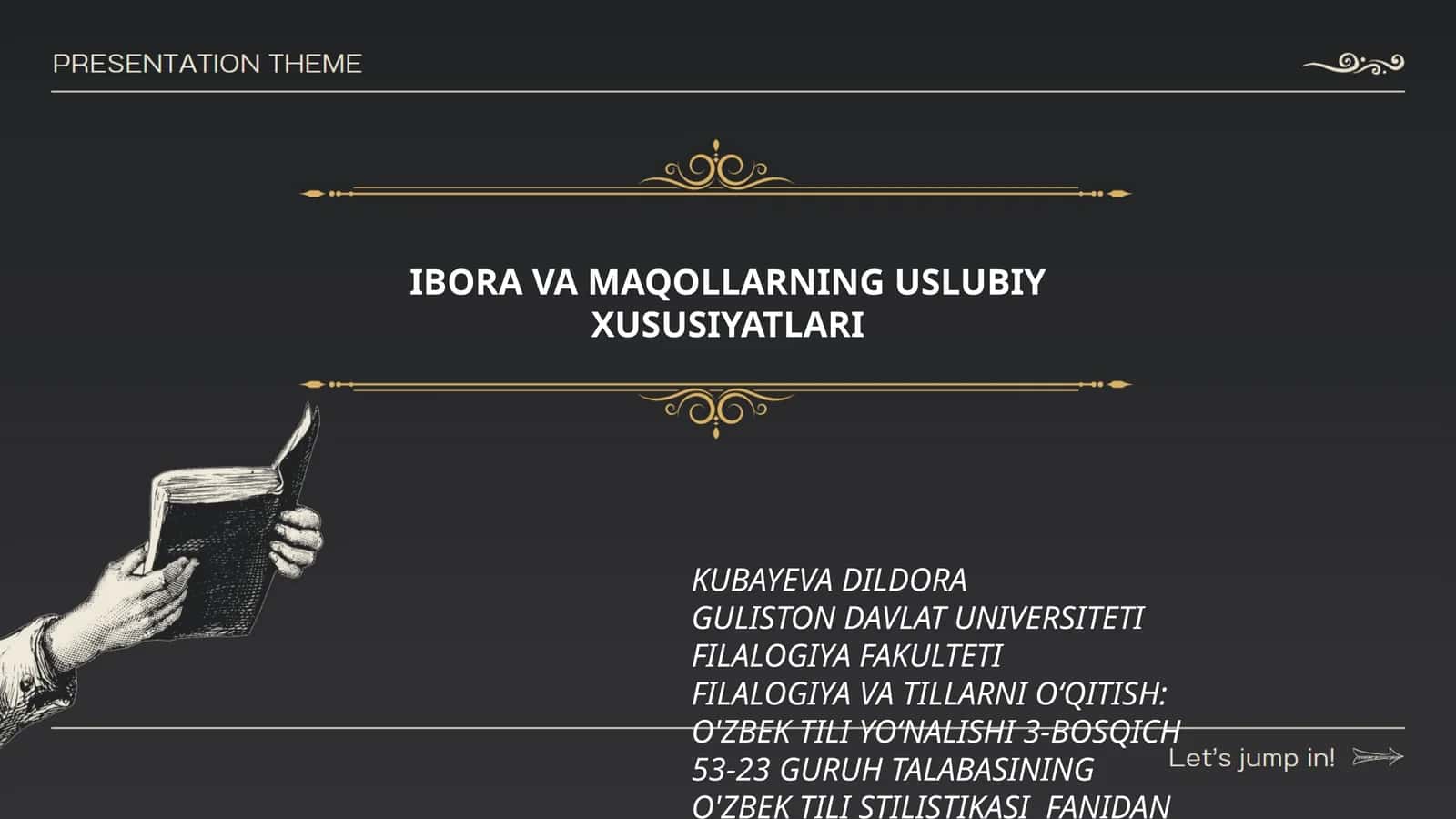 IBORA VA MAQOLLARNING USLUBIY XUSUSIYATLARI 1