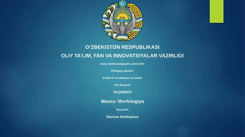 Morfologiya 1