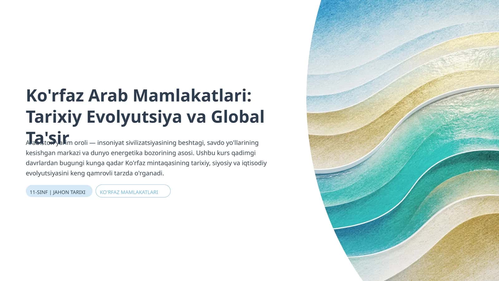 Ko'rfaz Arab Mamlakatlari: Tarixiy Evolyutsiya va Global Ta'sir 1